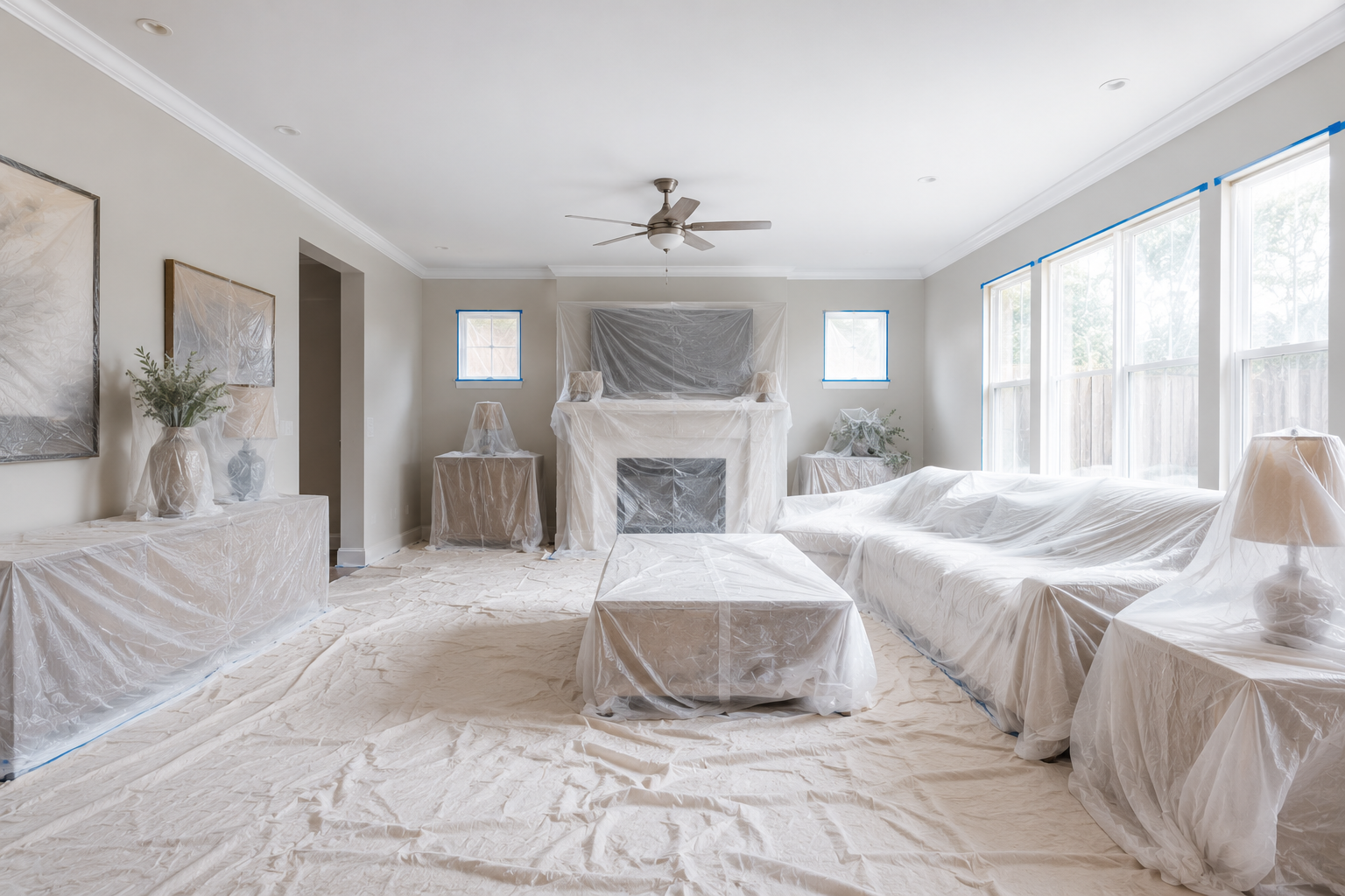 Ceiling Painting in Abu Dhabi - painting service 9