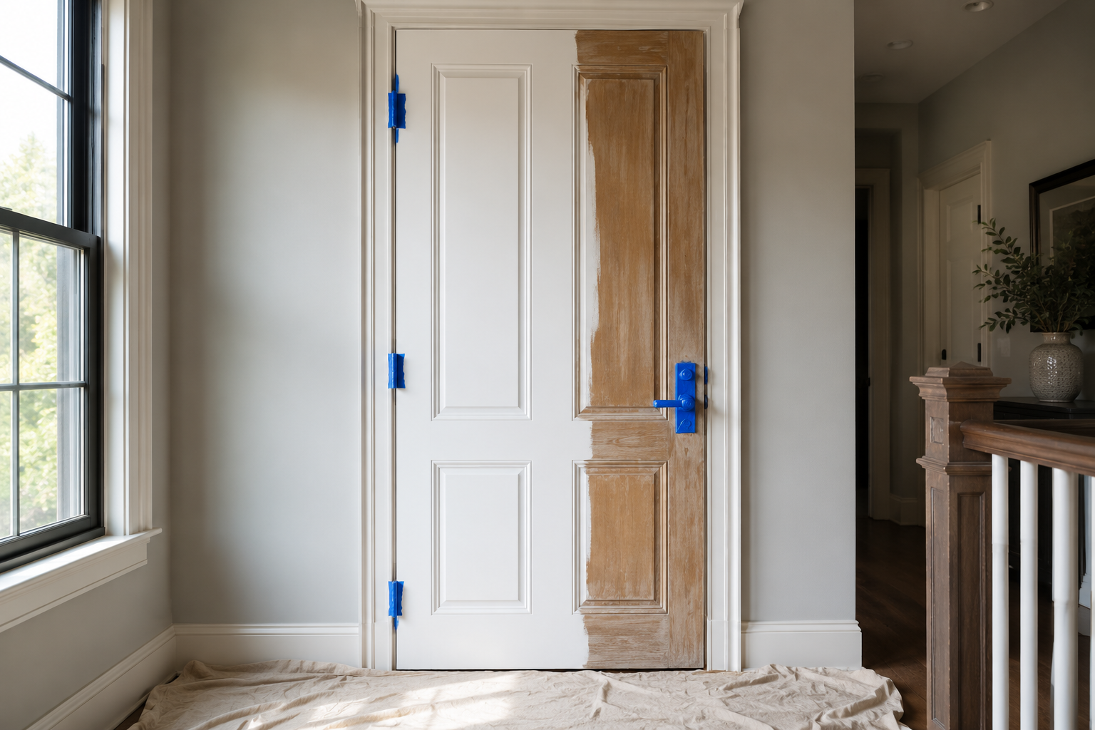 Door Painting in Abu Dhabi - painting service 6