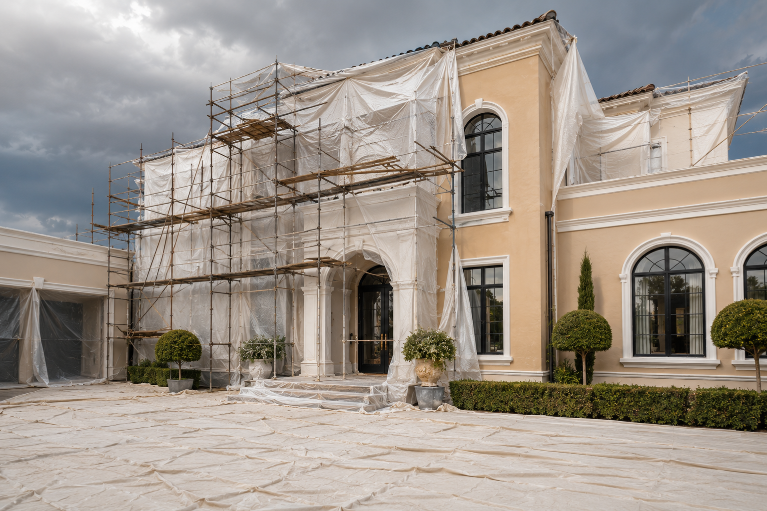 Exterior Villa Painting in Abu Dhabi - painting service 4