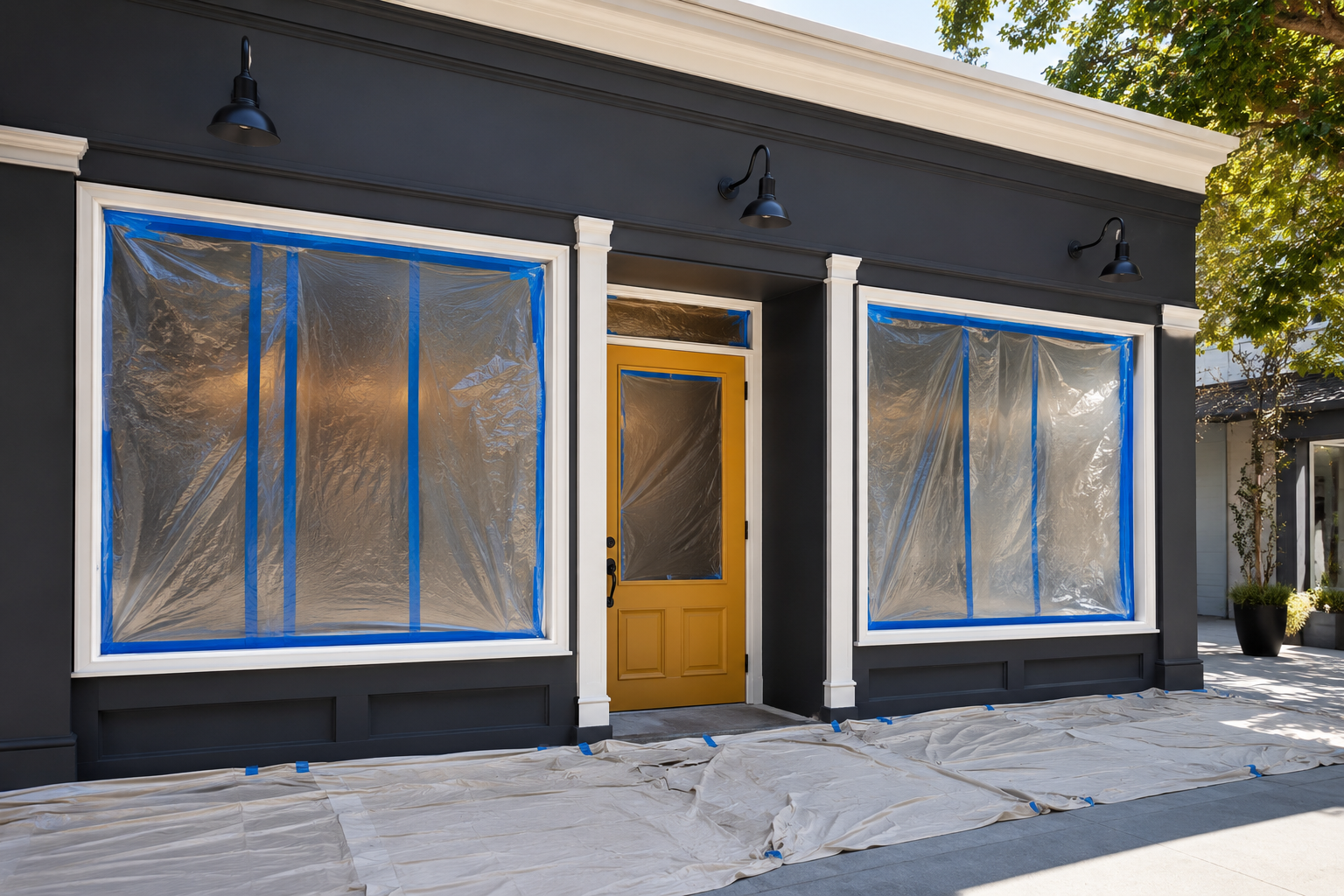 Retail Shop Painting in Abu Dhabi - painting service 14